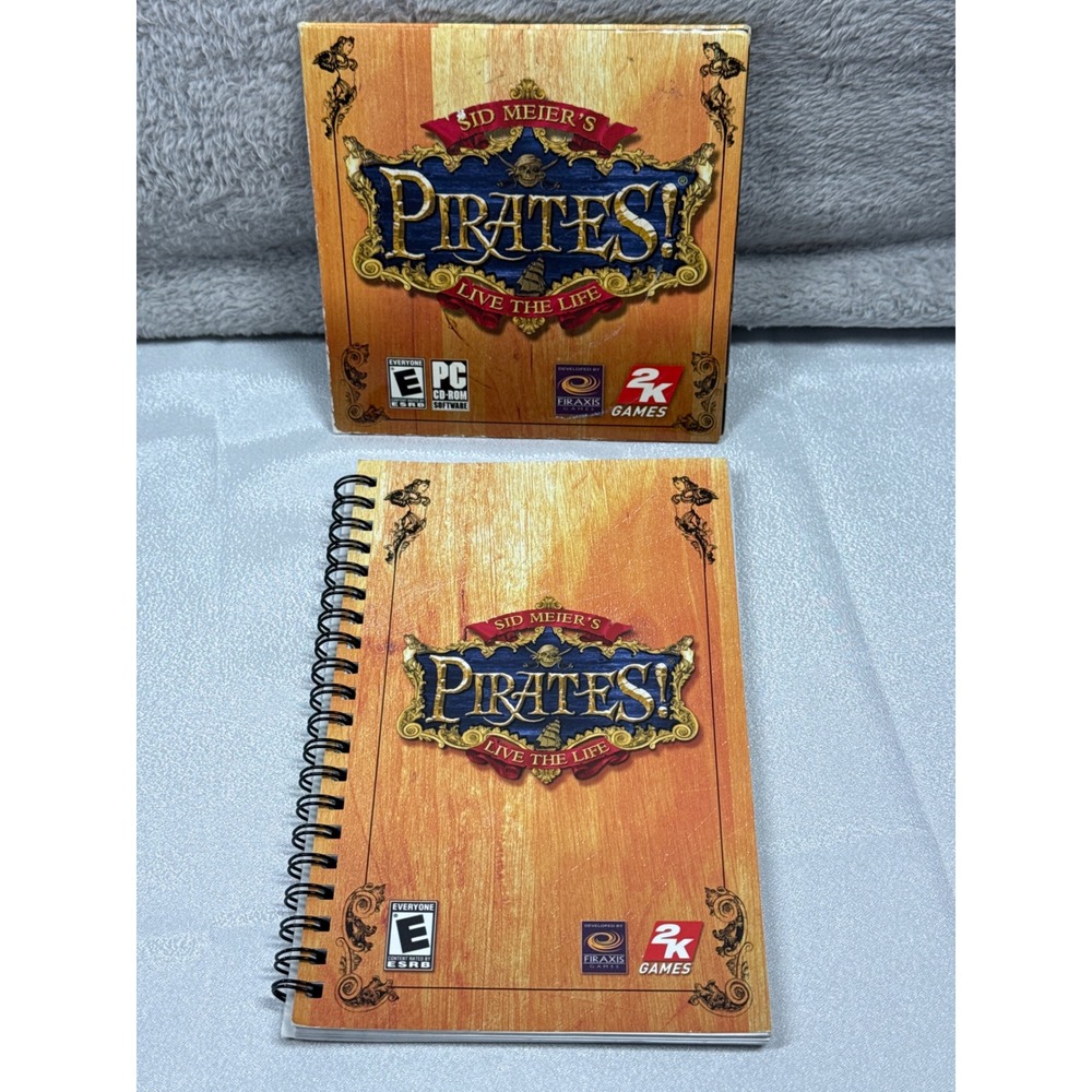 2K Games Sid Meier's Pirates! Live the Life PC CD-ROM Brown Strategy Game Set